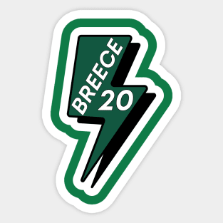 Breece Lightning NY Jets 20 Sticker